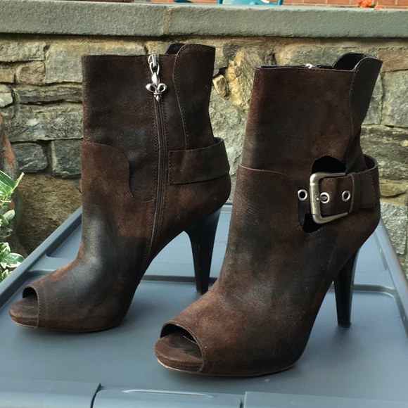 Donald J Pliner Zerli Vintage Brown Booties - Picture 3 of 11